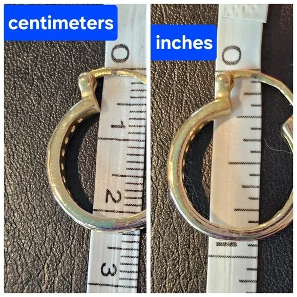 Hoop Earrings Gold Plated Sterling Silver Cubic Zirconia Pierced Round Almost 1